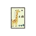 Picture of Smiling Giraffe _GroupedProduct_Rectangle_Portrait_Mini_ _GroupedProduct_Rectangle_Portrait_Canvas_Framed_