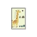 Picture of Smiling Giraffe _GroupedProduct_Rectangle_Portrait_Mini_ _GroupedProduct_Rectangle_Portrait_Canvas_Framed_