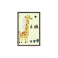 Picture of Smiling Giraffe _GroupedProduct_Rectangle_Portrait_Mini_ _GroupedProduct_Rectangle_Portrait_Canvas_Framed_