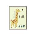 Picture of Smiling Giraffe _GroupedProduct_Rectangle_Portrait_Mini_ _GroupedProduct_Rectangle_Portrait_Canvas_Framed_