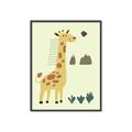 Picture of Smiling Giraffe _GroupedProduct_Rectangle_Portrait_Mini_ _GroupedProduct_Rectangle_Portrait_Canvas_Framed_