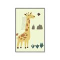 Picture of Smiling Giraffe _GroupedProduct_Rectangle_Portrait_Mini_ _GroupedProduct_Rectangle_Portrait_Canvas_Framed_