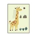 Picture of Smiling Giraffe _GroupedProduct_Rectangle_Portrait_Mini_ _GroupedProduct_Rectangle_Portrait_Canvas_Framed_