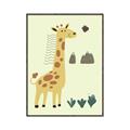 Picture of Smiling Giraffe _GroupedProduct_Rectangle_Portrait_Mini_ _GroupedProduct_Rectangle_Portrait_Canvas_Framed_