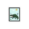 Picture of Chomping Croc _GroupedProduct_Rectangle_Portrait_Mini_ _GroupedProduct_Rectangle_Portrait_Canvas_Framed_