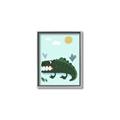 Picture of Chomping Croc _GroupedProduct_Rectangle_Portrait_Mini_ _GroupedProduct_Rectangle_Portrait_Canvas_Framed_