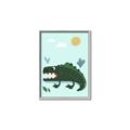 Picture of Chomping Croc _GroupedProduct_Rectangle_Portrait_Mini_ _GroupedProduct_Rectangle_Portrait_Canvas_Framed_