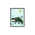 Picture of Chomping Croc _GroupedProduct_Rectangle_Portrait_Mini_ _GroupedProduct_Rectangle_Portrait_Canvas_Framed_