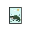 Picture of Chomping Croc _GroupedProduct_Rectangle_Portrait_Mini_ _GroupedProduct_Rectangle_Portrait_Canvas_Framed_