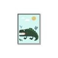 Picture of Chomping Croc _GroupedProduct_Rectangle_Portrait_Mini_ _GroupedProduct_Rectangle_Portrait_Canvas_Framed_