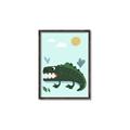 Picture of Chomping Croc _GroupedProduct_Rectangle_Portrait_Mini_ _GroupedProduct_Rectangle_Portrait_Canvas_Framed_