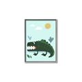 Picture of Chomping Croc _GroupedProduct_Rectangle_Portrait_Mini_ _GroupedProduct_Rectangle_Portrait_Canvas_Framed_