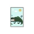 Picture of Chomping Croc _GroupedProduct_Rectangle_Portrait_Mini_ _GroupedProduct_Rectangle_Portrait_Canvas_Framed_