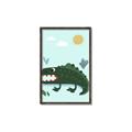 Picture of Chomping Croc _GroupedProduct_Rectangle_Portrait_Mini_ _GroupedProduct_Rectangle_Portrait_Canvas_Framed_
