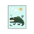 Picture of Chomping Croc _GroupedProduct_Rectangle_Portrait_Mini_ _GroupedProduct_Rectangle_Portrait_Canvas_Framed_