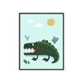 Picture of Chomping Croc _GroupedProduct_Rectangle_Portrait_Mini_ _GroupedProduct_Rectangle_Portrait_Canvas_Framed_