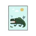 Picture of Chomping Croc _GroupedProduct_Rectangle_Portrait_Mini_ _GroupedProduct_Rectangle_Portrait_Canvas_Framed_