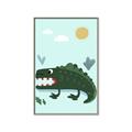 Picture of Chomping Croc _GroupedProduct_Rectangle_Portrait_Mini_ _GroupedProduct_Rectangle_Portrait_Canvas_Framed_