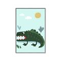 Picture of Chomping Croc _GroupedProduct_Rectangle_Portrait_Mini_ _GroupedProduct_Rectangle_Portrait_Canvas_Framed_
