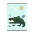 Picture of Chomping Croc _GroupedProduct_Rectangle_Portrait_Mini_ _GroupedProduct_Rectangle_Portrait_Canvas_Framed_