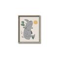 Picture of Sleepy Rhino _GroupedProduct_Rectangle_Portrait_Mini_ _GroupedProduct_Rectangle_Portrait_Canvas_Framed_