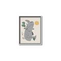 Picture of Sleepy Rhino _GroupedProduct_Rectangle_Portrait_Mini_ _GroupedProduct_Rectangle_Portrait_Canvas_Framed_