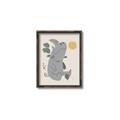 Picture of Sleepy Rhino _GroupedProduct_Rectangle_Portrait_Mini_ _GroupedProduct_Rectangle_Portrait_Canvas_Framed_