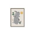 Picture of Sleepy Rhino _GroupedProduct_Rectangle_Portrait_Mini_ _GroupedProduct_Rectangle_Portrait_Canvas_Framed_