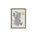 Picture of Sleepy Rhino _GroupedProduct_Rectangle_Portrait_Mini_ _GroupedProduct_Rectangle_Portrait_Canvas_Framed_