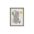 Picture of Sleepy Rhino _GroupedProduct_Rectangle_Portrait_Mini_ _GroupedProduct_Rectangle_Portrait_Canvas_Framed_