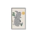 Picture of Sleepy Rhino _GroupedProduct_Rectangle_Portrait_Mini_ _GroupedProduct_Rectangle_Portrait_Canvas_Framed_