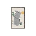 Picture of Sleepy Rhino _GroupedProduct_Rectangle_Portrait_Mini_ _GroupedProduct_Rectangle_Portrait_Canvas_Framed_