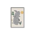 Picture of Sleepy Rhino _GroupedProduct_Rectangle_Portrait_Mini_ _GroupedProduct_Rectangle_Portrait_Canvas_Framed_