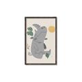 Picture of Sleepy Rhino _GroupedProduct_Rectangle_Portrait_Mini_ _GroupedProduct_Rectangle_Portrait_Canvas_Framed_
