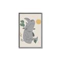 Picture of Sleepy Rhino _GroupedProduct_Rectangle_Portrait_Mini_ _GroupedProduct_Rectangle_Portrait_Canvas_Framed_