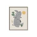 Picture of Sleepy Rhino _GroupedProduct_Rectangle_Portrait_Mini_ _GroupedProduct_Rectangle_Portrait_Canvas_Framed_