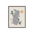 Picture of Sleepy Rhino _GroupedProduct_Rectangle_Portrait_Mini_ _GroupedProduct_Rectangle_Portrait_Canvas_Framed_