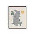 Picture of Sleepy Rhino _GroupedProduct_Rectangle_Portrait_Mini_ _GroupedProduct_Rectangle_Portrait_Canvas_Framed_