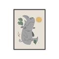 Picture of Sleepy Rhino _GroupedProduct_Rectangle_Portrait_Mini_ _GroupedProduct_Rectangle_Portrait_Canvas_Framed_