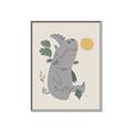 Picture of Sleepy Rhino _GroupedProduct_Rectangle_Portrait_Mini_ _GroupedProduct_Rectangle_Portrait_Canvas_Framed_