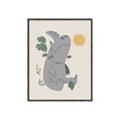 Picture of Sleepy Rhino _GroupedProduct_Rectangle_Portrait_Mini_ _GroupedProduct_Rectangle_Portrait_Canvas_Framed_