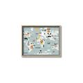 Picture of Animal Map  _GroupedProduct_Rectangle_Landscape_Mini_ _GroupedProduct_Rectangle_Landscape_Canvas_Framed_