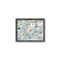 Picture of Animal Map  _GroupedProduct_Rectangle_Landscape_Mini_ _GroupedProduct_Rectangle_Landscape_Canvas_Framed_