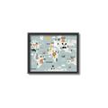 Picture of Animal Map  _GroupedProduct_Rectangle_Landscape_Mini_ _GroupedProduct_Rectangle_Landscape_Canvas_Framed_