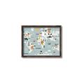 Picture of Animal Map  _GroupedProduct_Rectangle_Landscape_Mini_ _GroupedProduct_Rectangle_Landscape_Canvas_Framed_