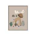 Picture of Moose in the woods _GroupedProduct_Rectangle_Portrait_Mini_ _GroupedProduct_Rectangle_Portrait_Canvas_Framed_