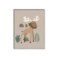 Picture of Moose in the woods _GroupedProduct_Rectangle_Portrait_Mini_ _GroupedProduct_Rectangle_Portrait_Canvas_Framed_