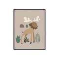 Picture of Moose in the woods _GroupedProduct_Rectangle_Portrait_Mini_ _GroupedProduct_Rectangle_Portrait_Canvas_Framed_