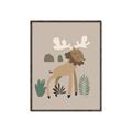 Picture of Moose in the woods _GroupedProduct_Rectangle_Portrait_Mini_ _GroupedProduct_Rectangle_Portrait_Canvas_Framed_