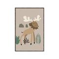 Picture of Moose in the woods _GroupedProduct_Rectangle_Portrait_Mini_ _GroupedProduct_Rectangle_Portrait_Canvas_Framed_